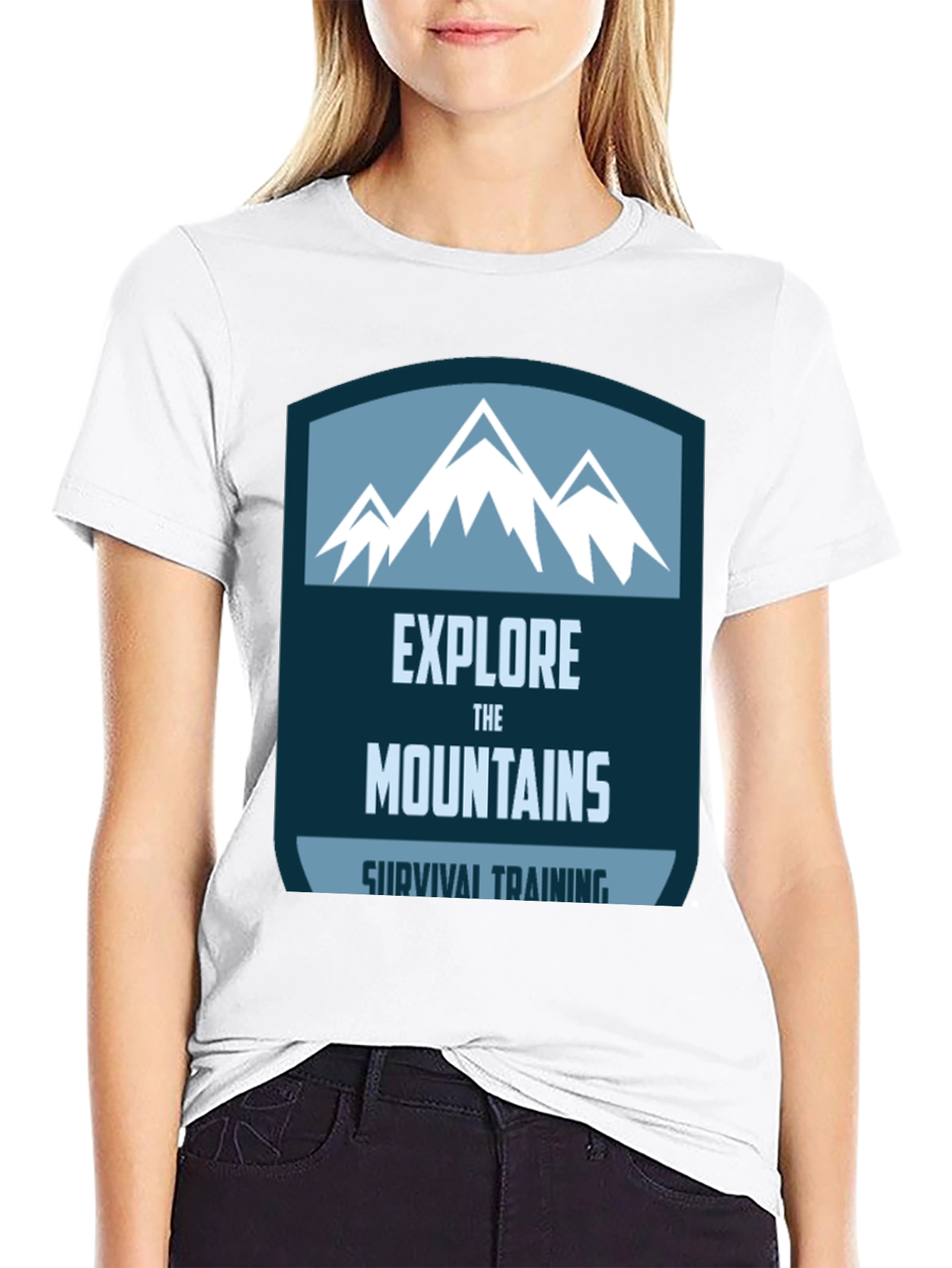 Explore the Mountains T-Shirt - Adventure Ready!