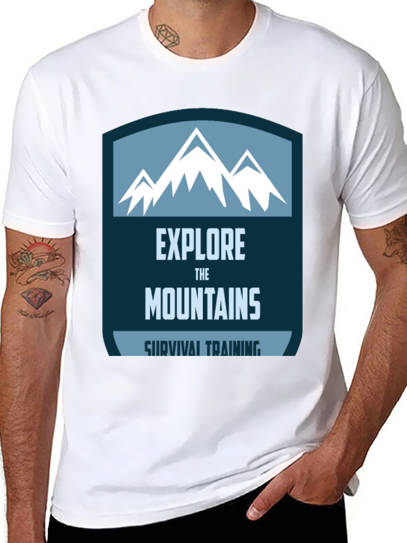 Explore the Mountains T-Shirt - Adventure Ready!