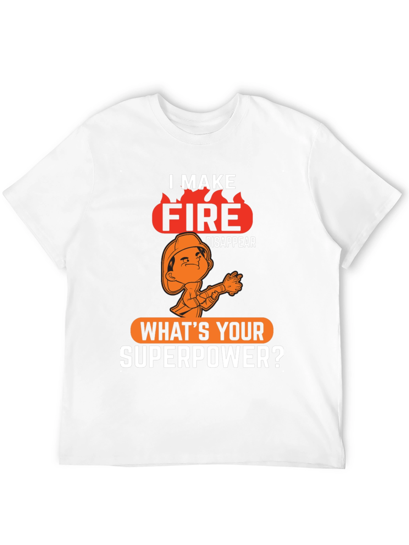 Firefighter Superpower Graphic Tee