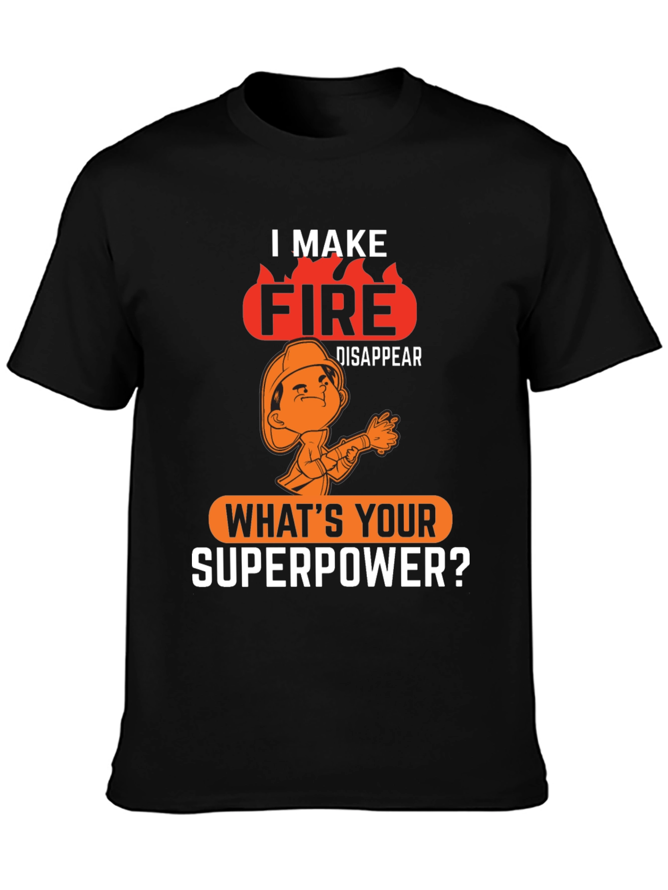Firefighter Superpower Graphic Tee