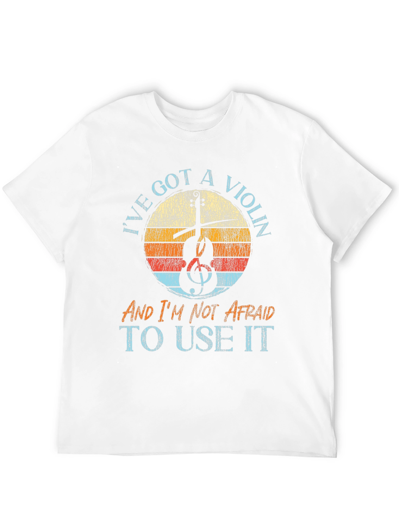 Violin Graphic Tee - Music Lovers T-Shirt