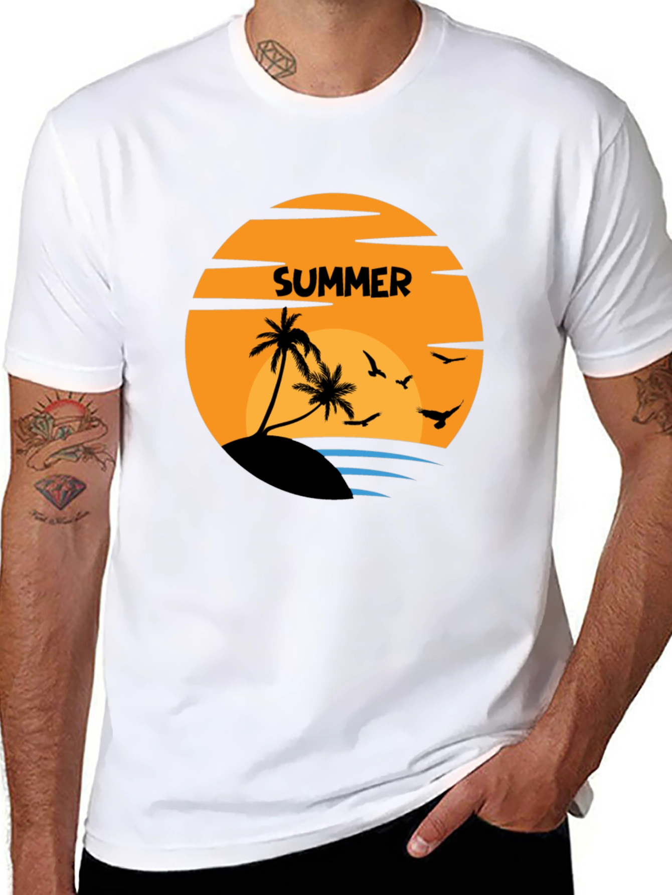 Summer Beach Sunset T-Shirt
