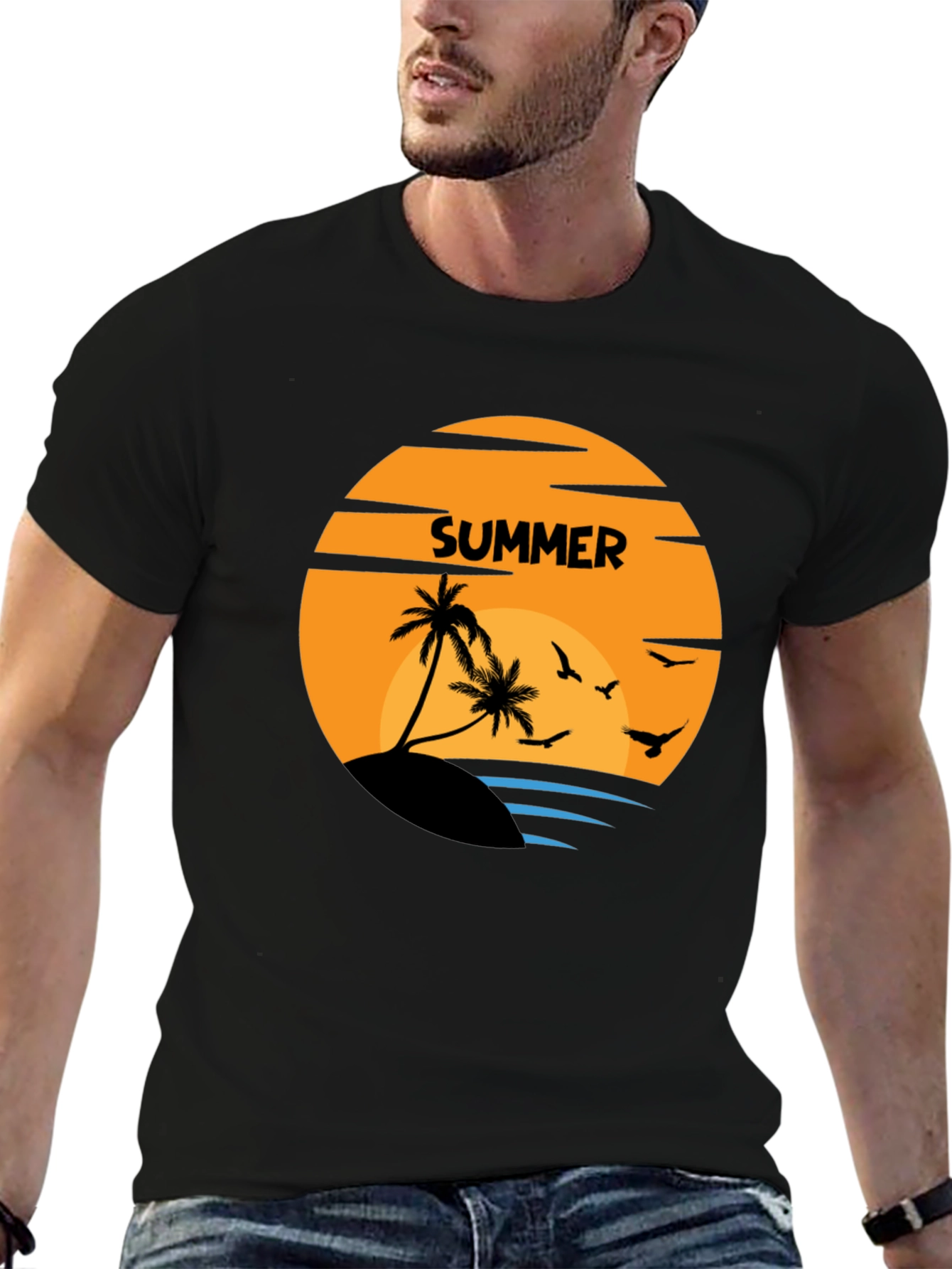 Summer Beach Sunset T-Shirt