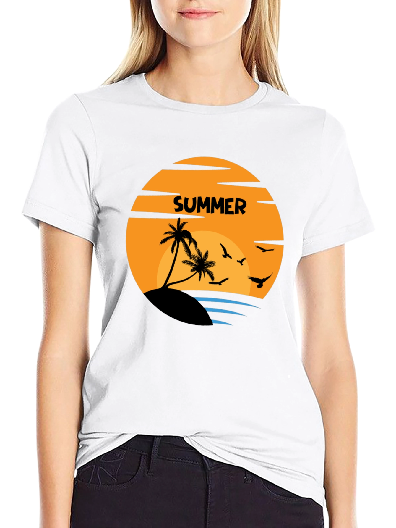 Summer Beach Sunset T-Shirt