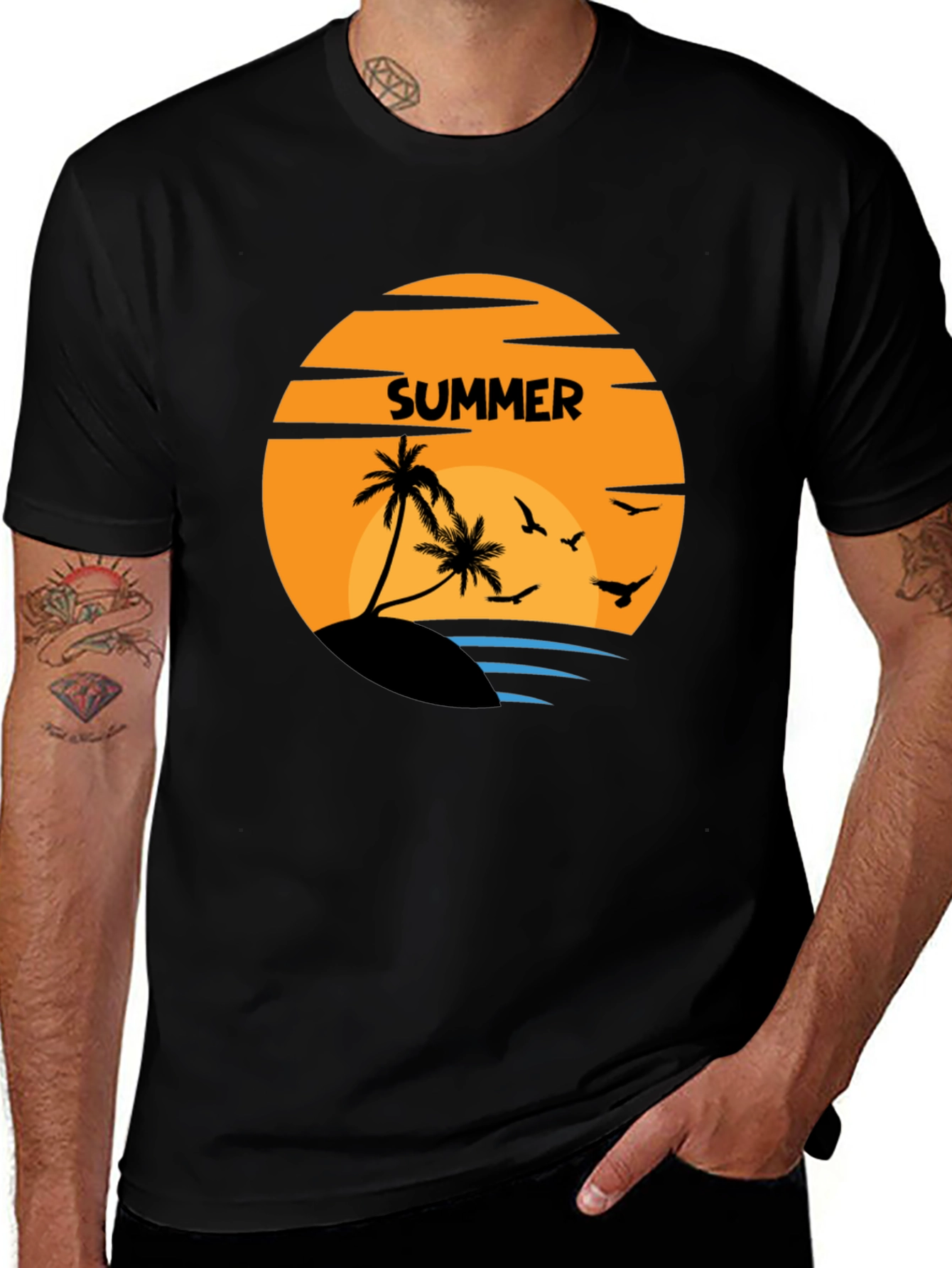 Summer Beach Sunset T-Shirt