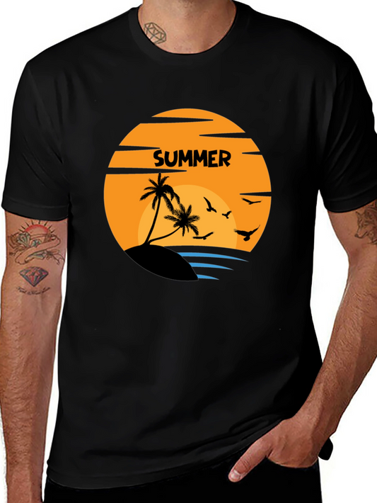 Summer Beach Sunset T-Shirt