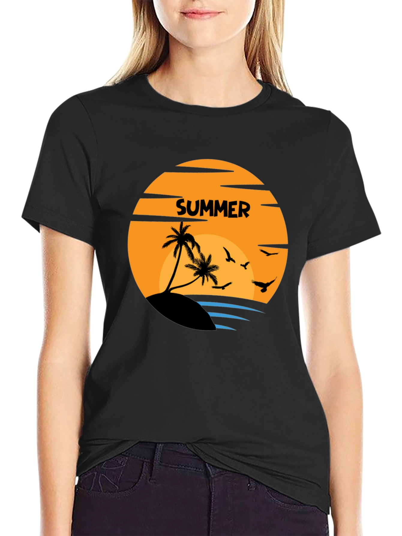 Summer Beach Sunset T-Shirt