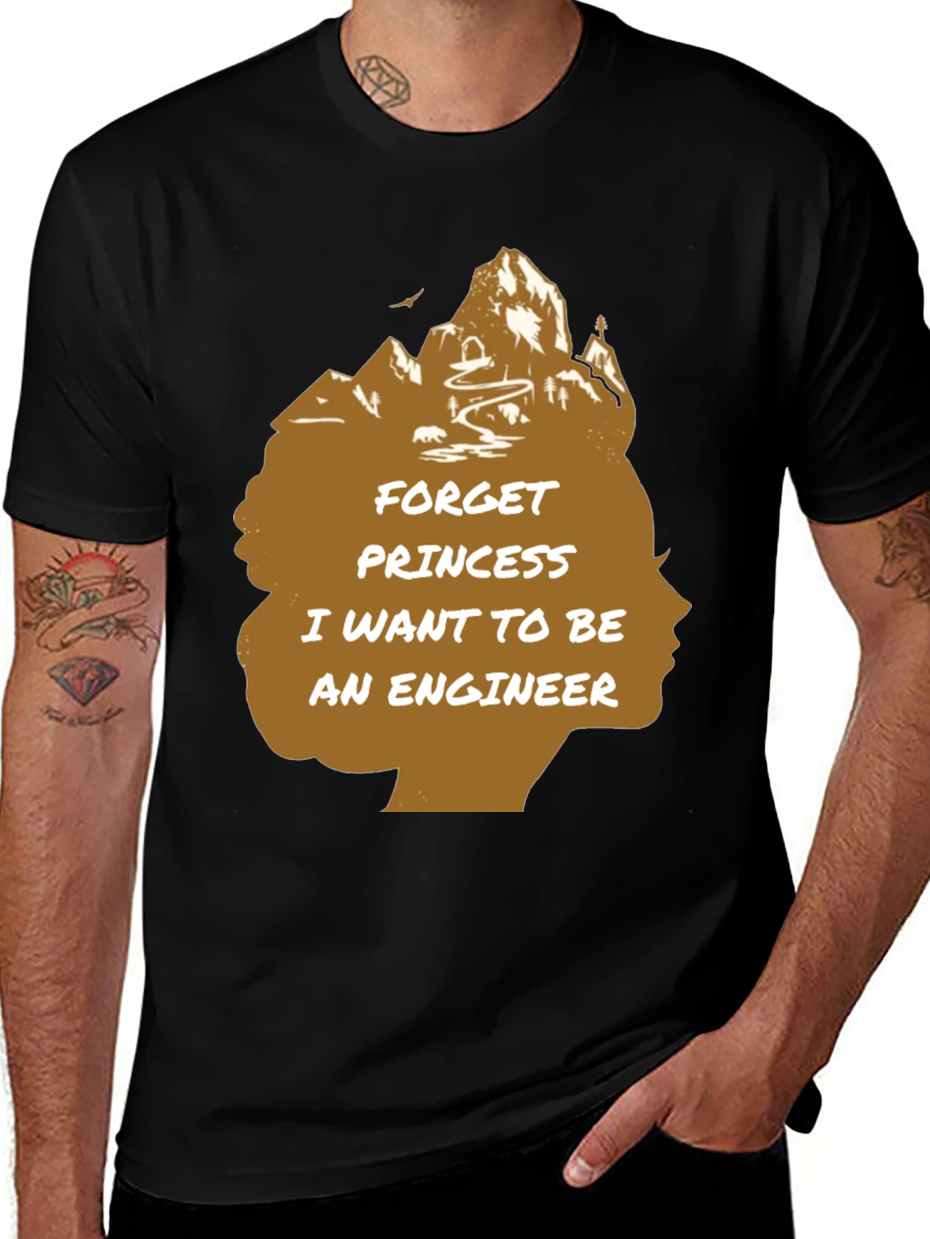 Engineer Silhouette T-Shirt
