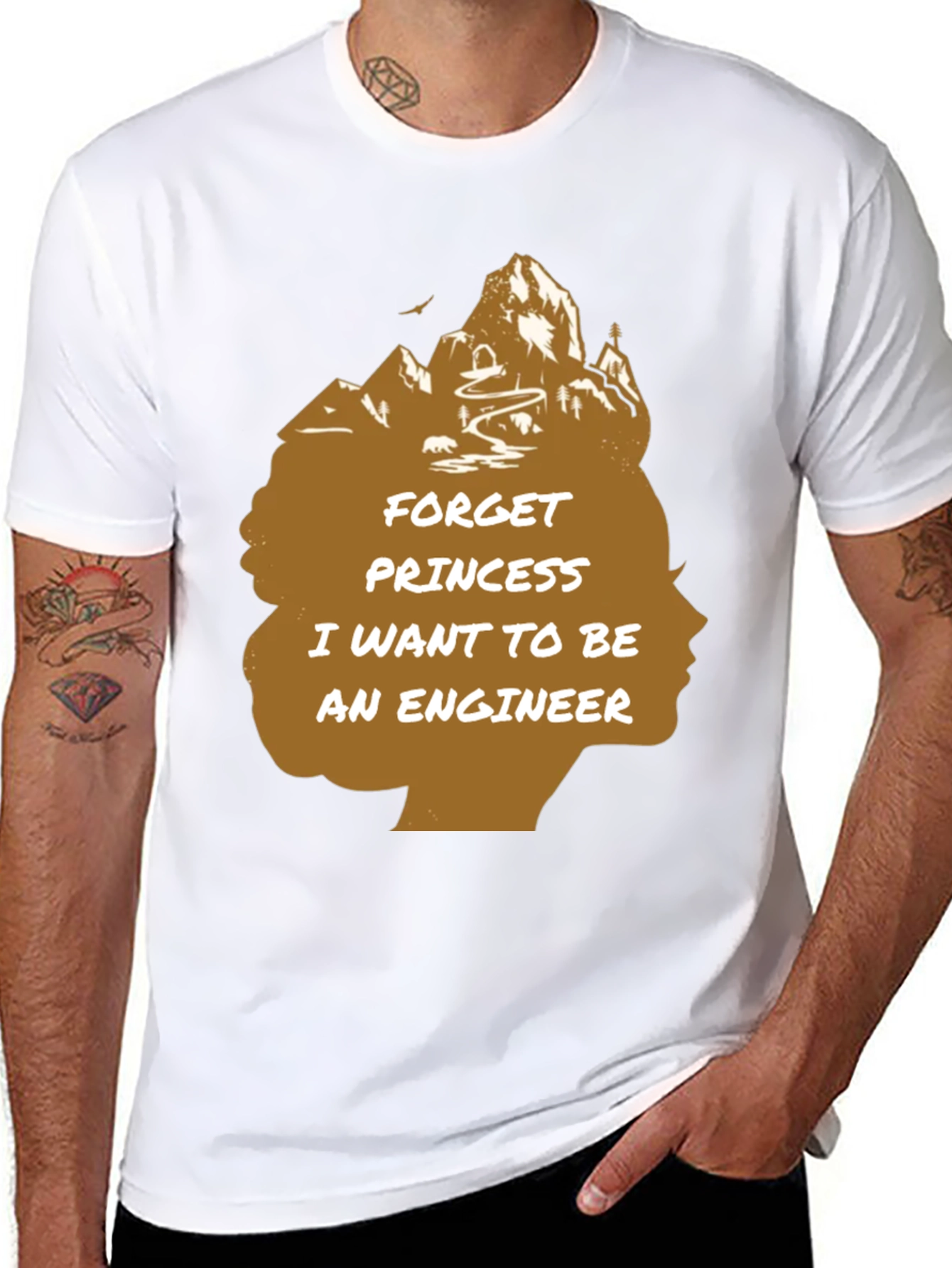 Engineer Silhouette T-Shirt