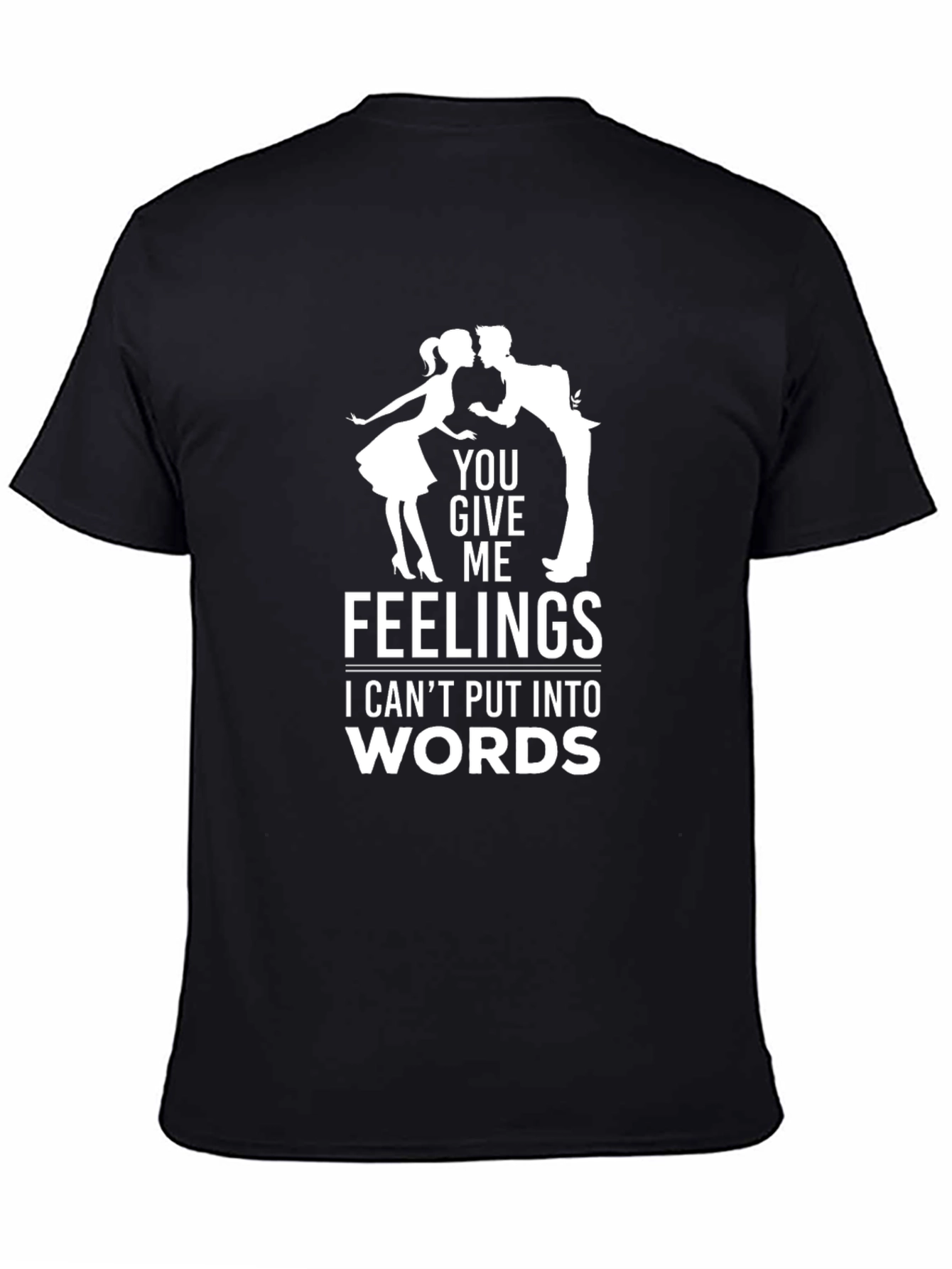 Romantic Feelings Black T-Shirt