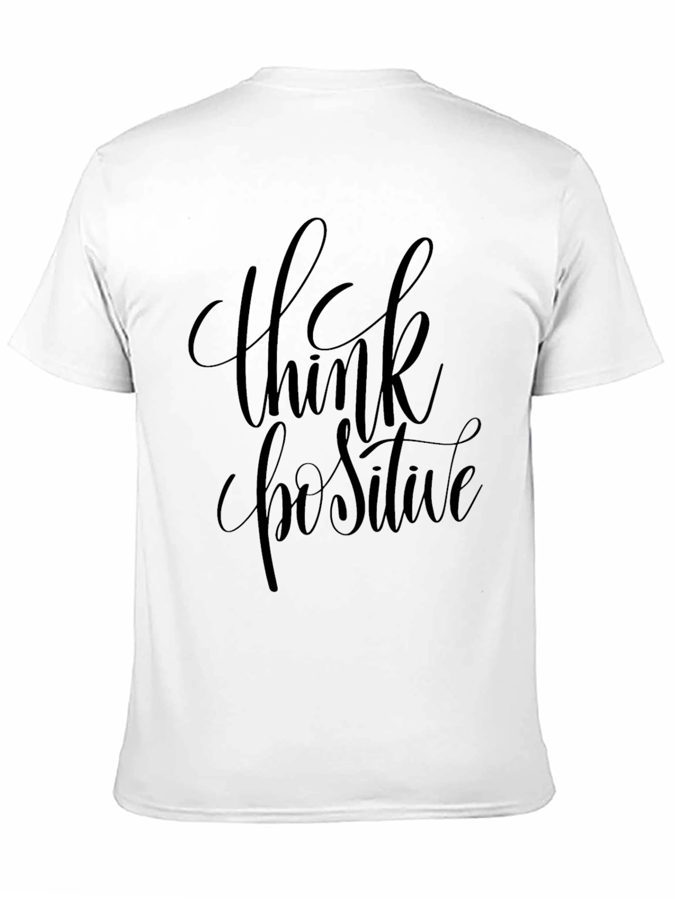 Think Positive Graphic Tee - Black