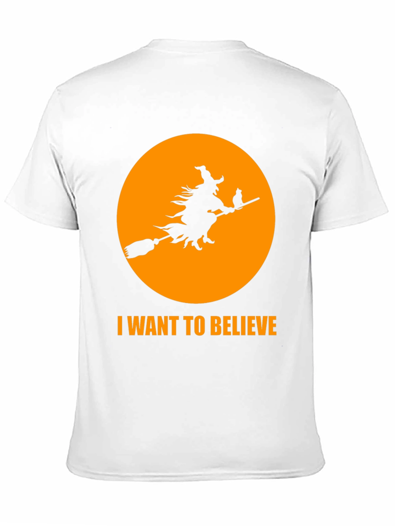 Halloween Witch Ride T-Shirt - I Want to Believe
