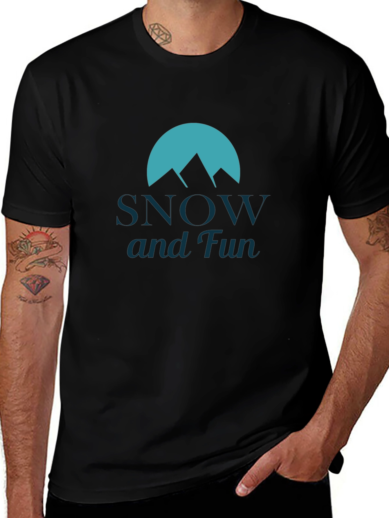 Snow and Fun Graphic T-Shirt