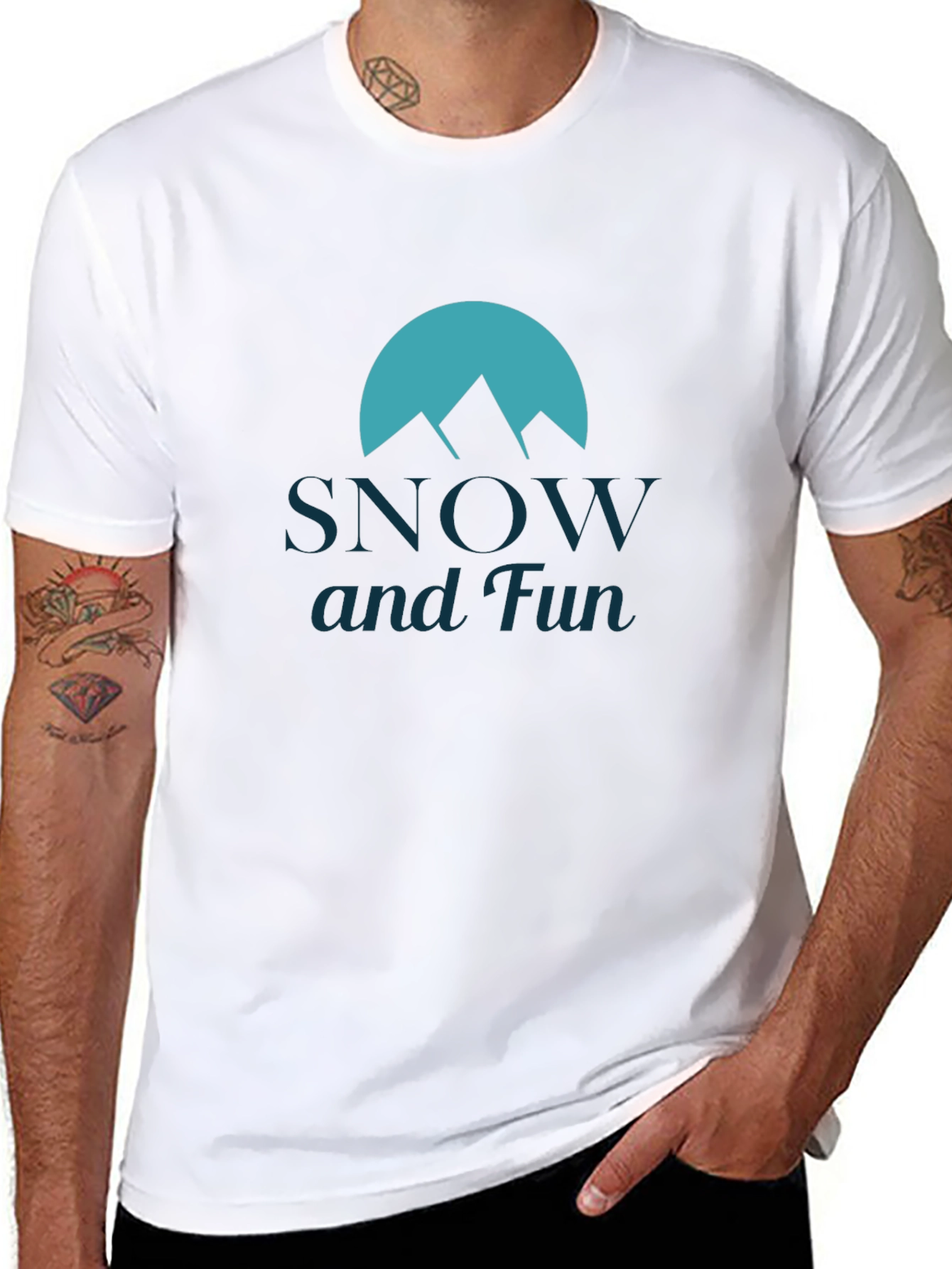 Snow and Fun Graphic T-Shirt