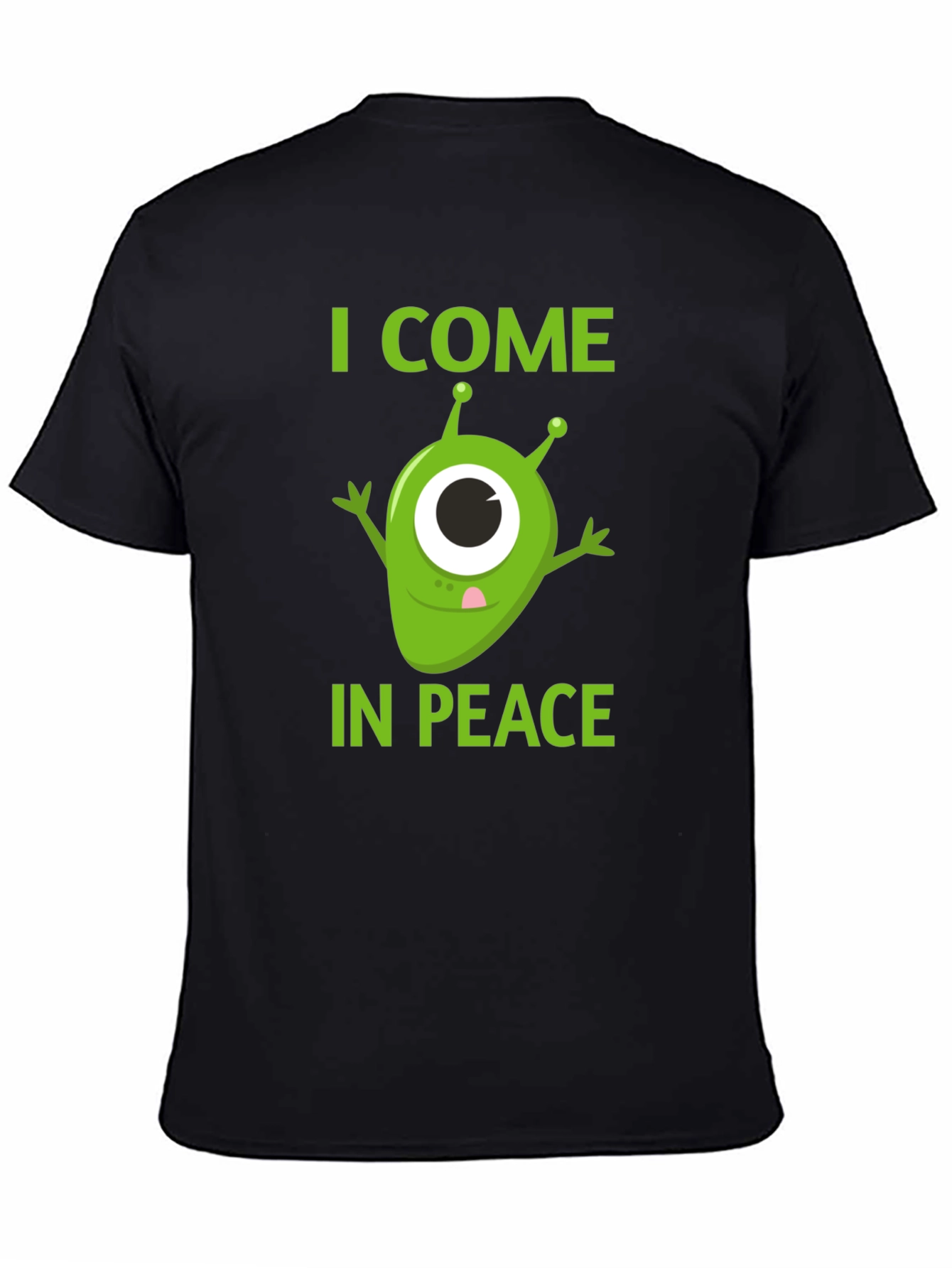 I Come In Peace Alien Graphic T-Shirt