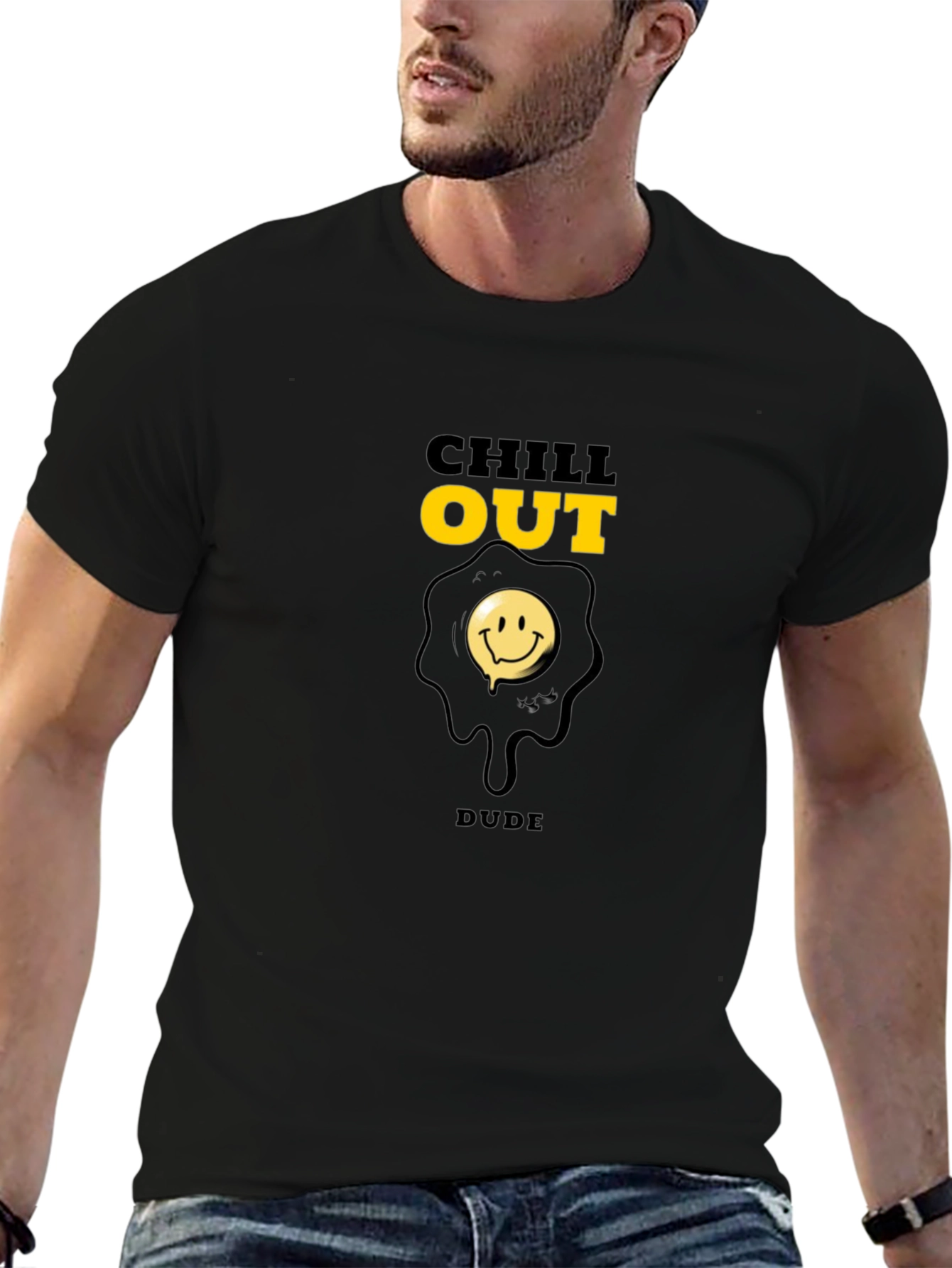 Chill Out Dude Graphic T-Shirt