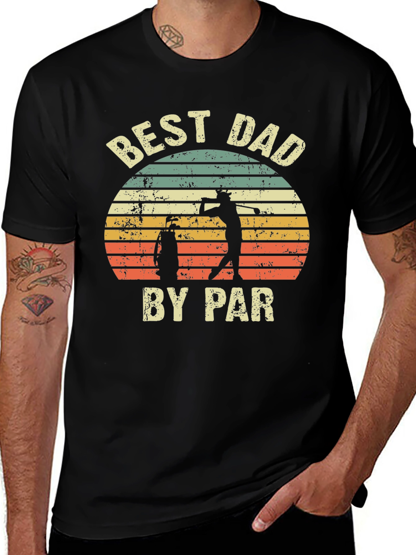 Best Dad By Par Golf T-Shirt