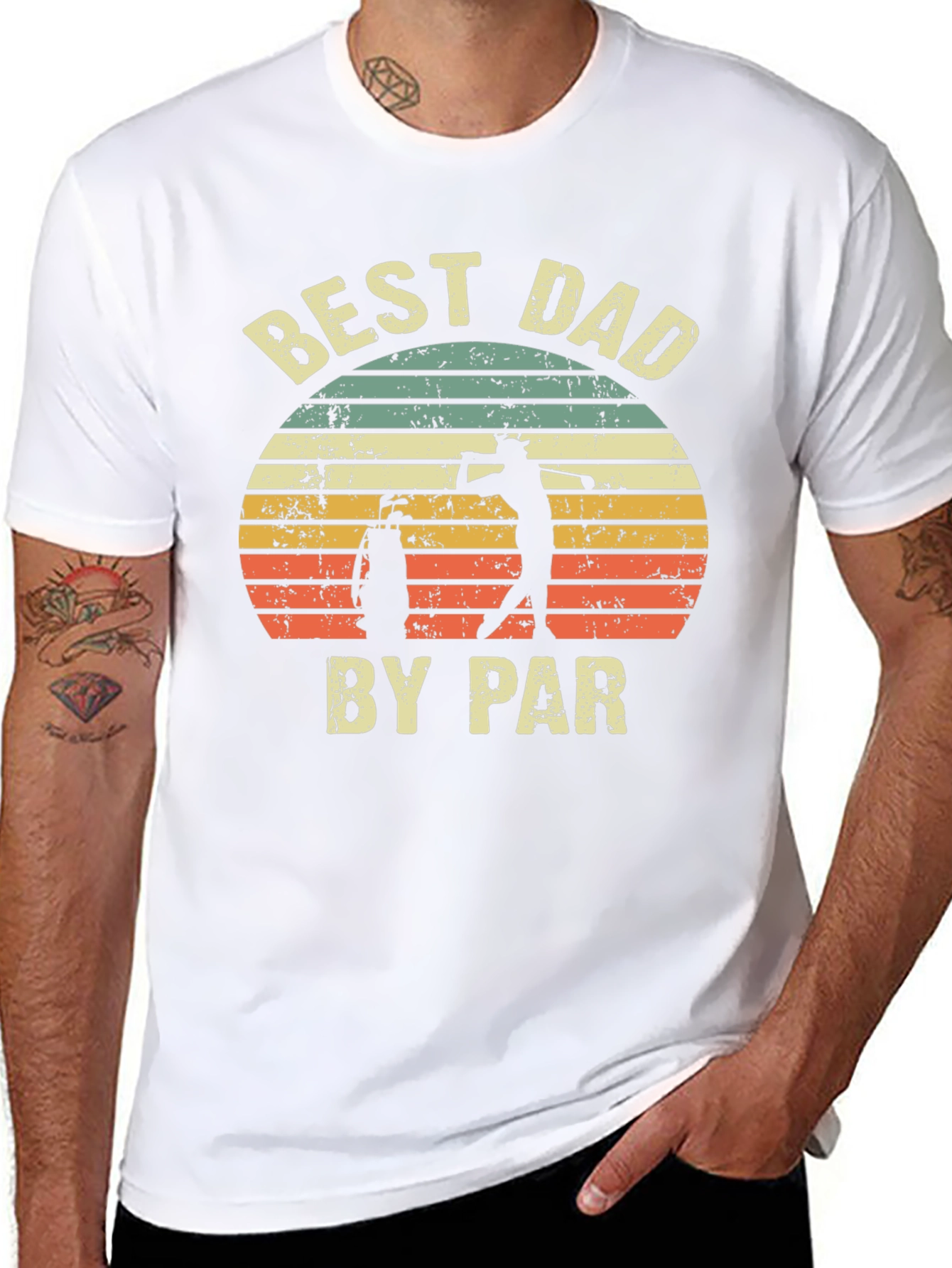 Best Dad By Par Golf T-Shirt