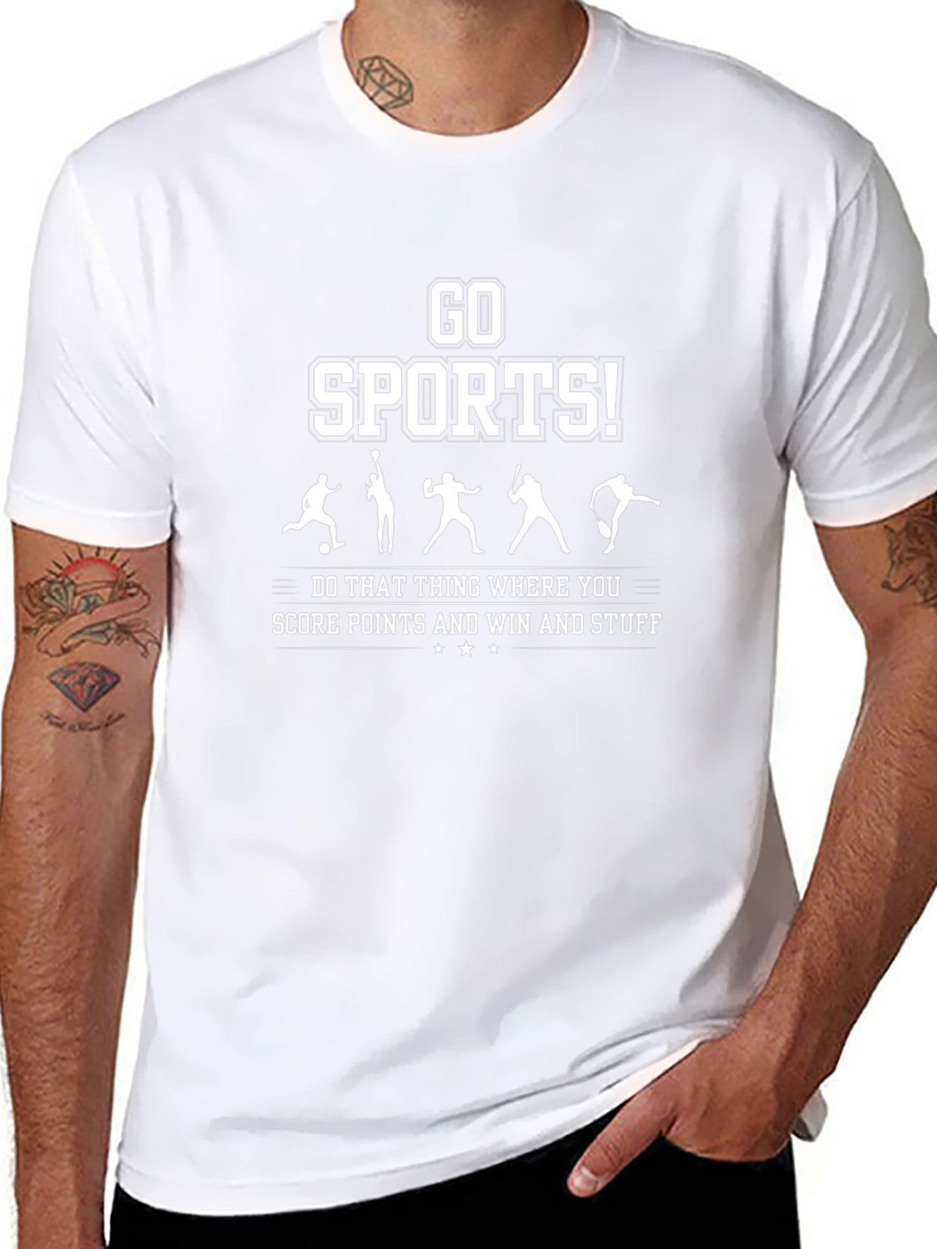 Go Sports! Funny Graphic T-Shirt