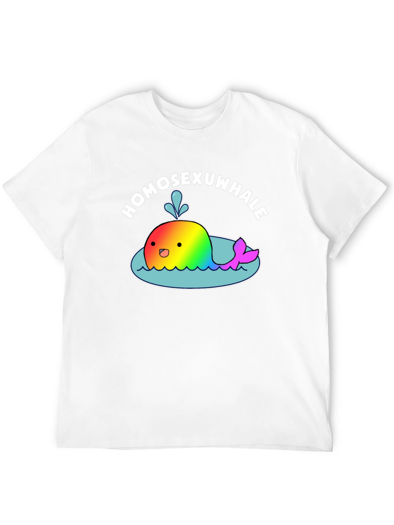 Homosexuwhale Pride T-Shirt - Black