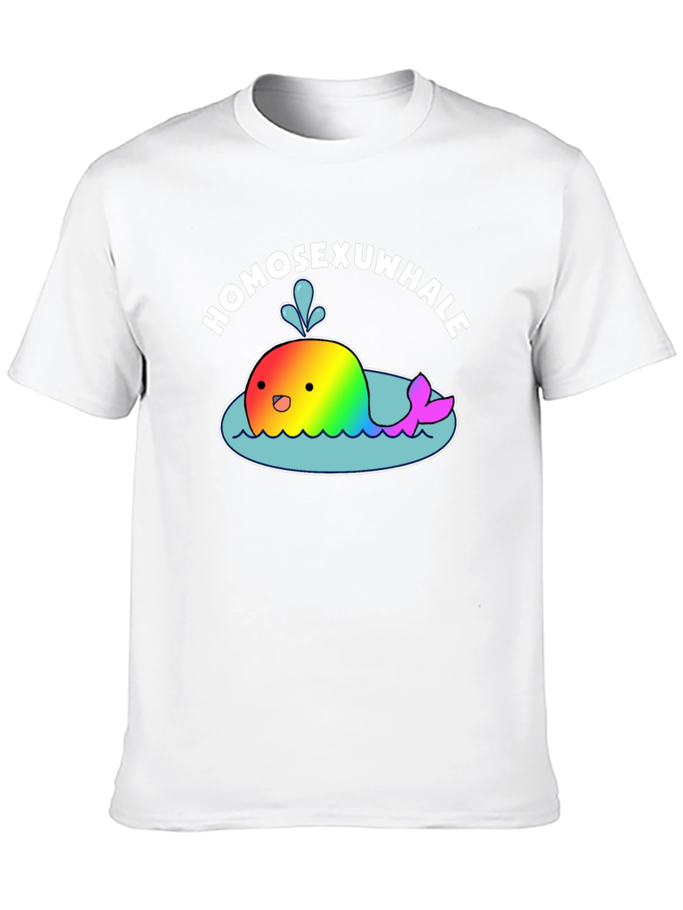 Homosexuwhale Pride T-Shirt - Black