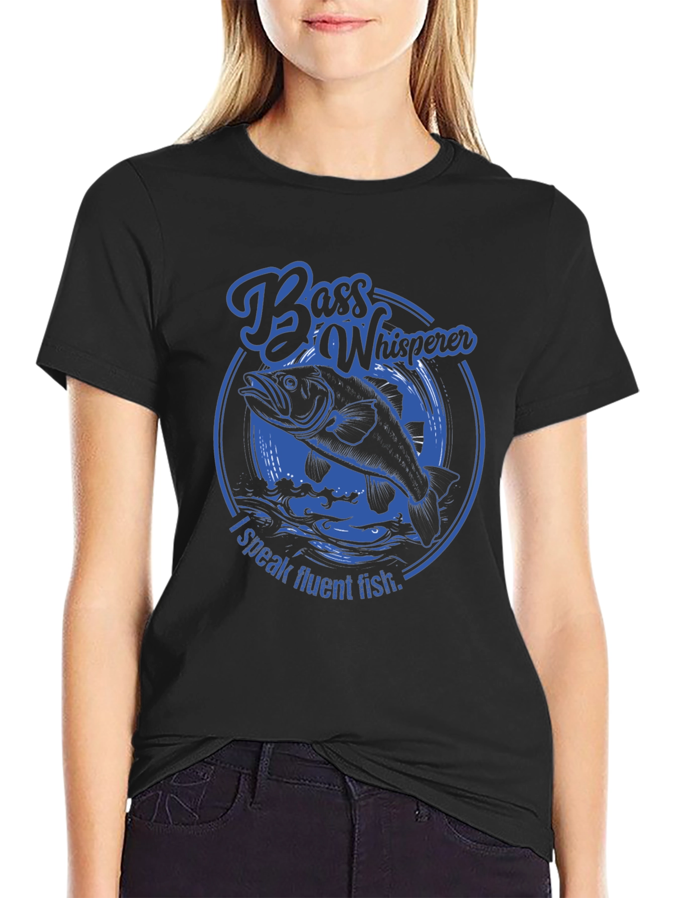 Bass Whisperer Fishing T-Shirt - Speak Fluent Fish!