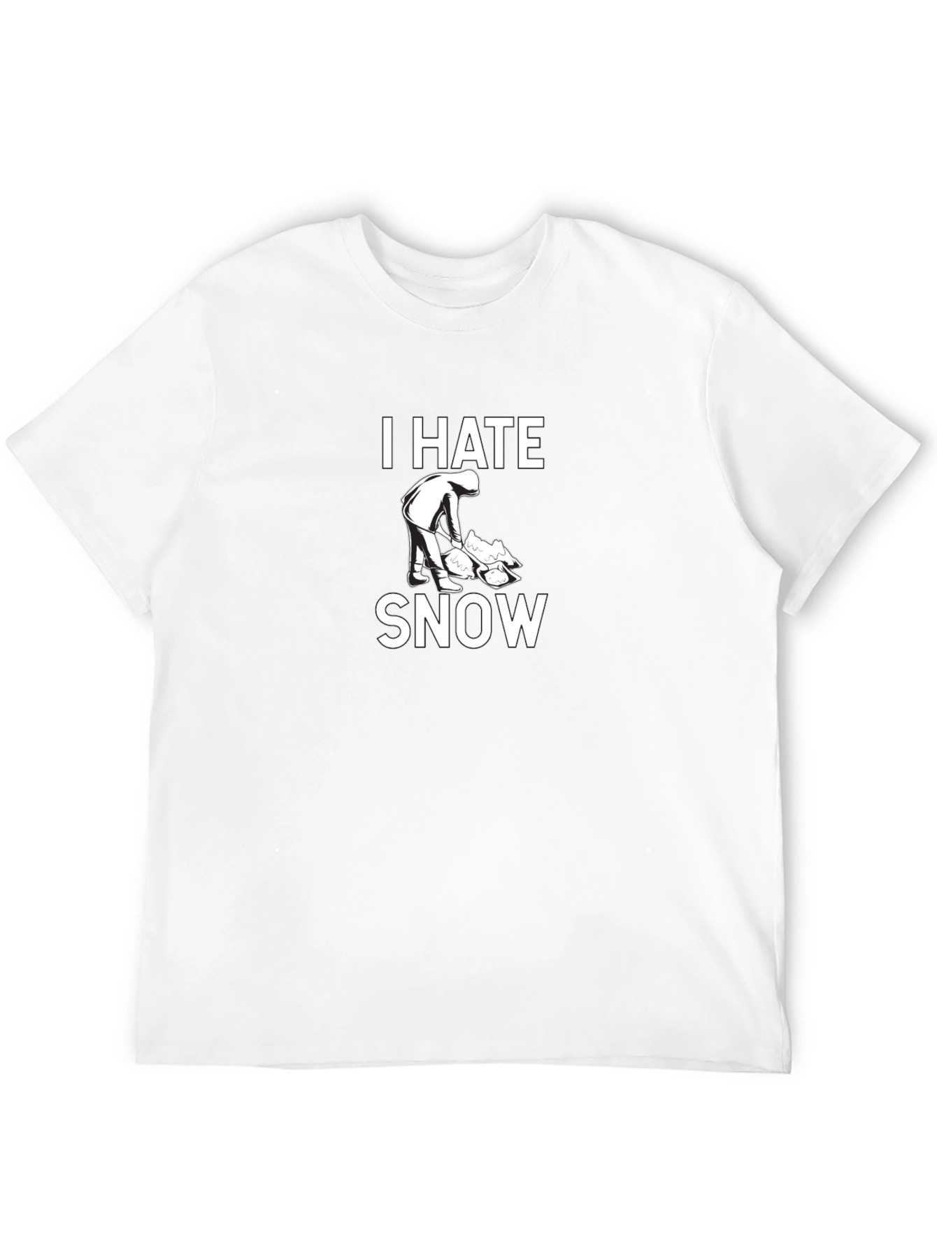 I Hate Snow Graphic T-Shirt