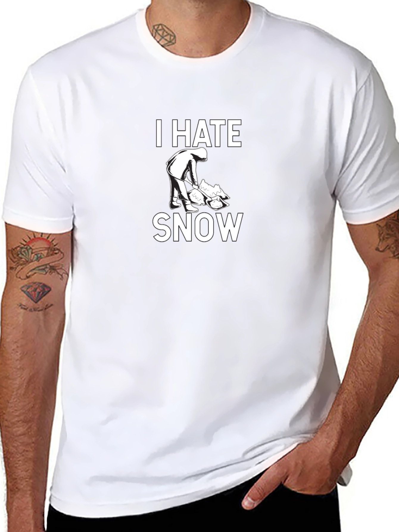 I Hate Snow Graphic T-Shirt