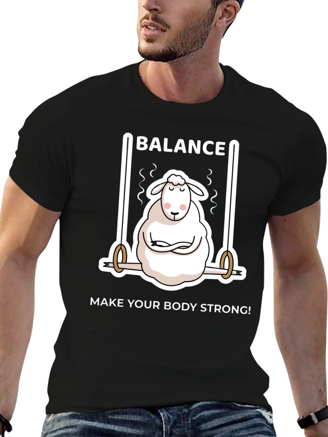 Balance Sheep T-Shirt - Make Your Body Strong!