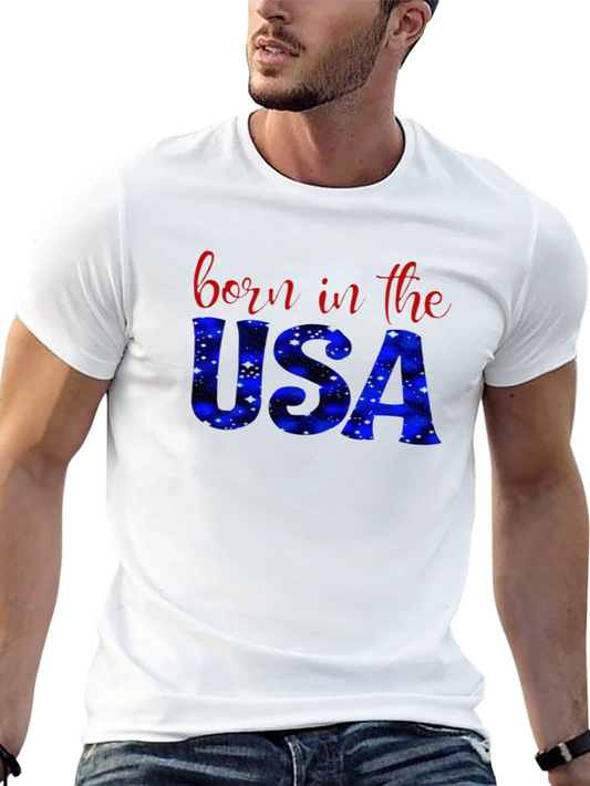 Born in the USA Graphic Tee - Black