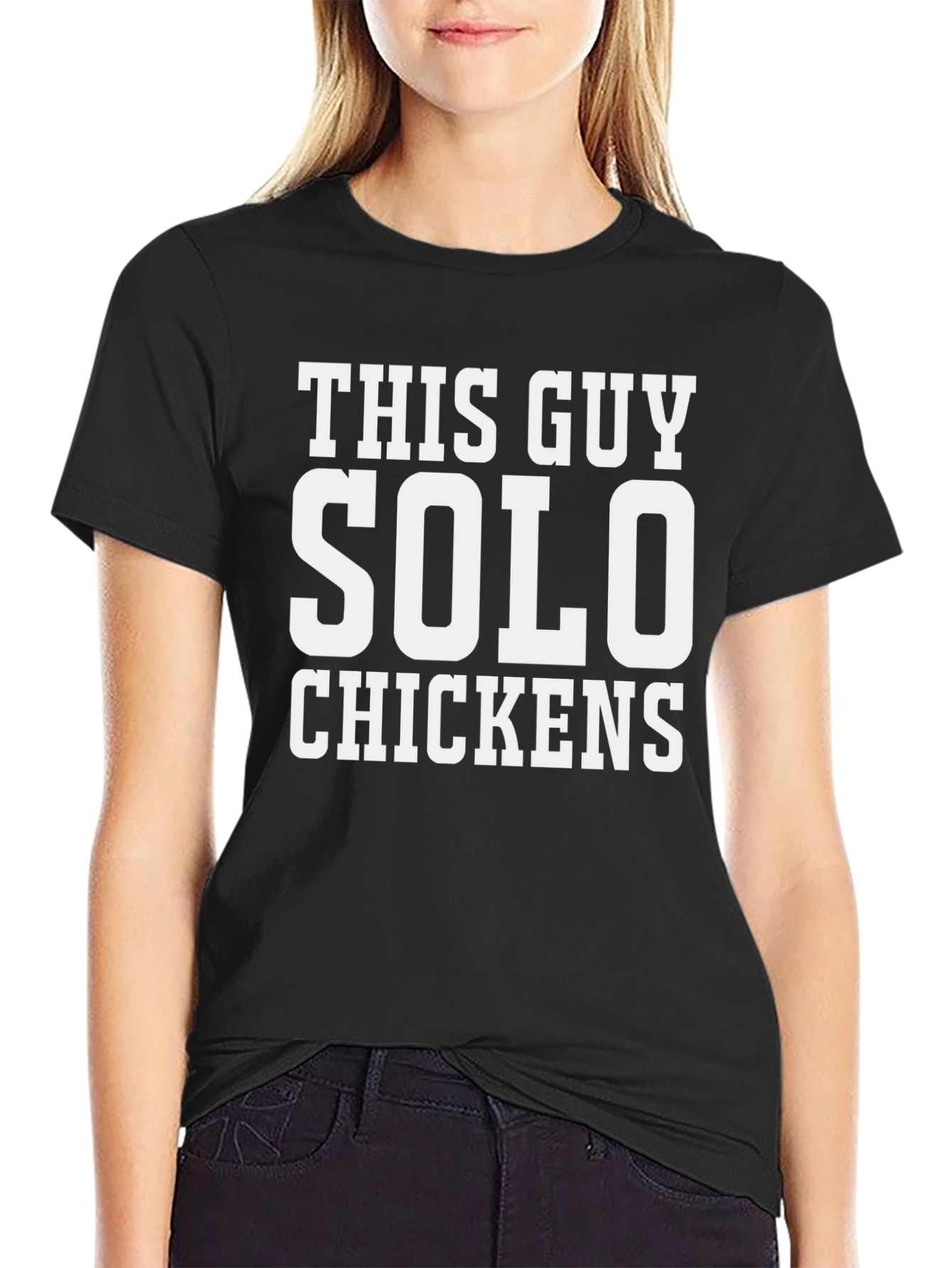 This Guy Solo Chickens Graphic T-Shirt