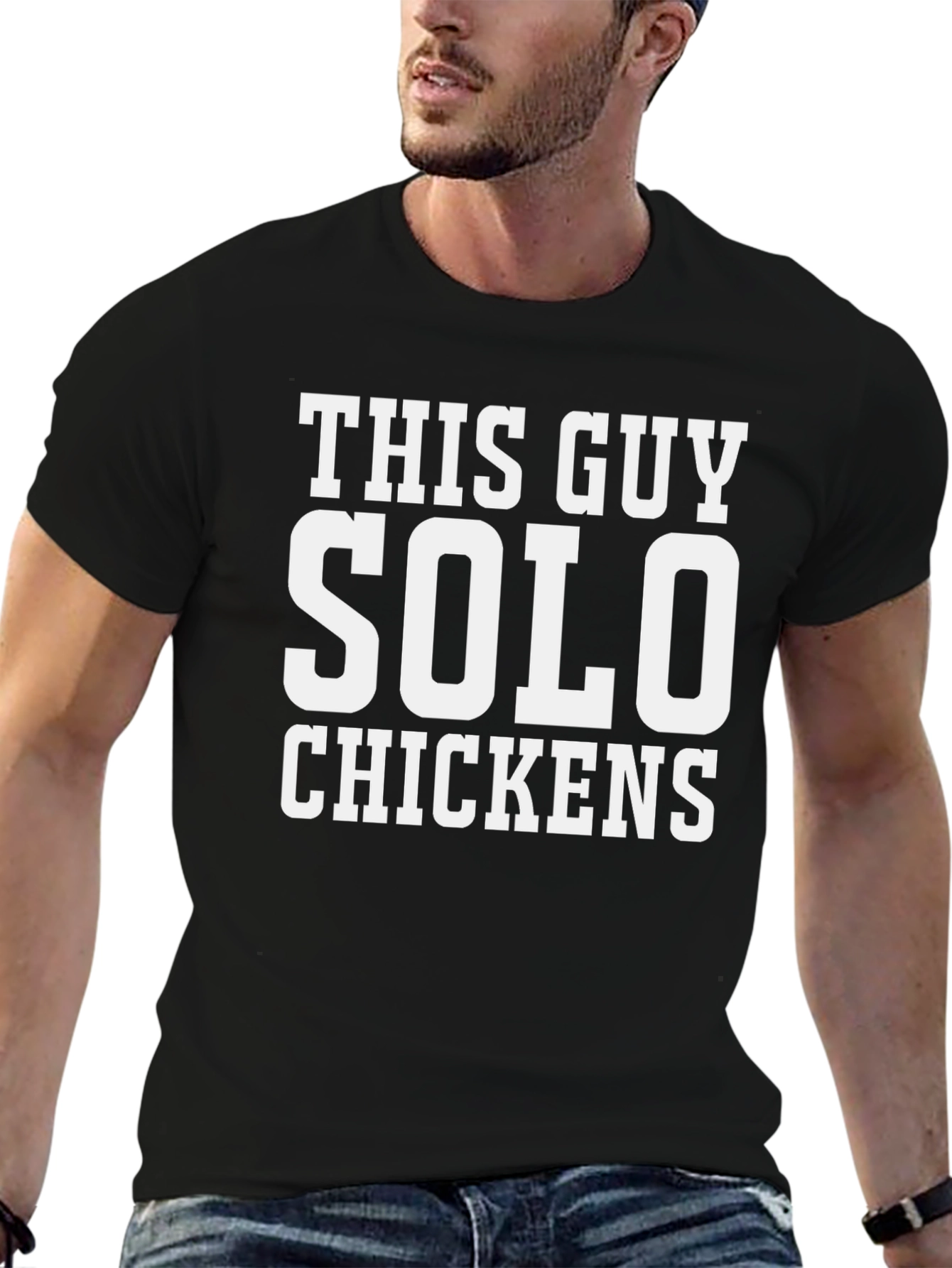 This Guy Solo Chickens Graphic T-Shirt