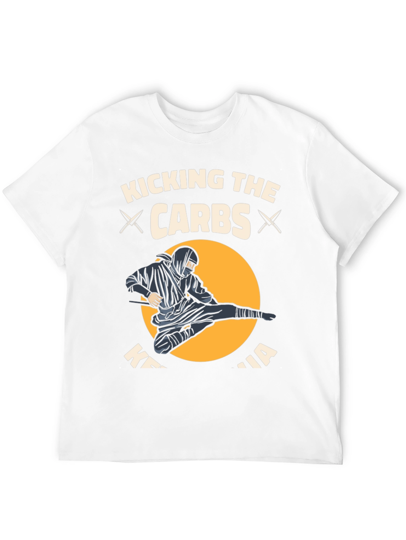 Kicking Carbs Ninja Graphic T-Shirt
