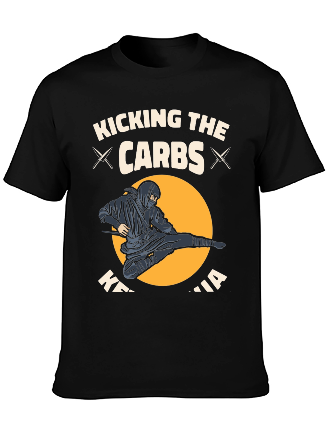 Kicking Carbs Ninja Graphic T-Shirt