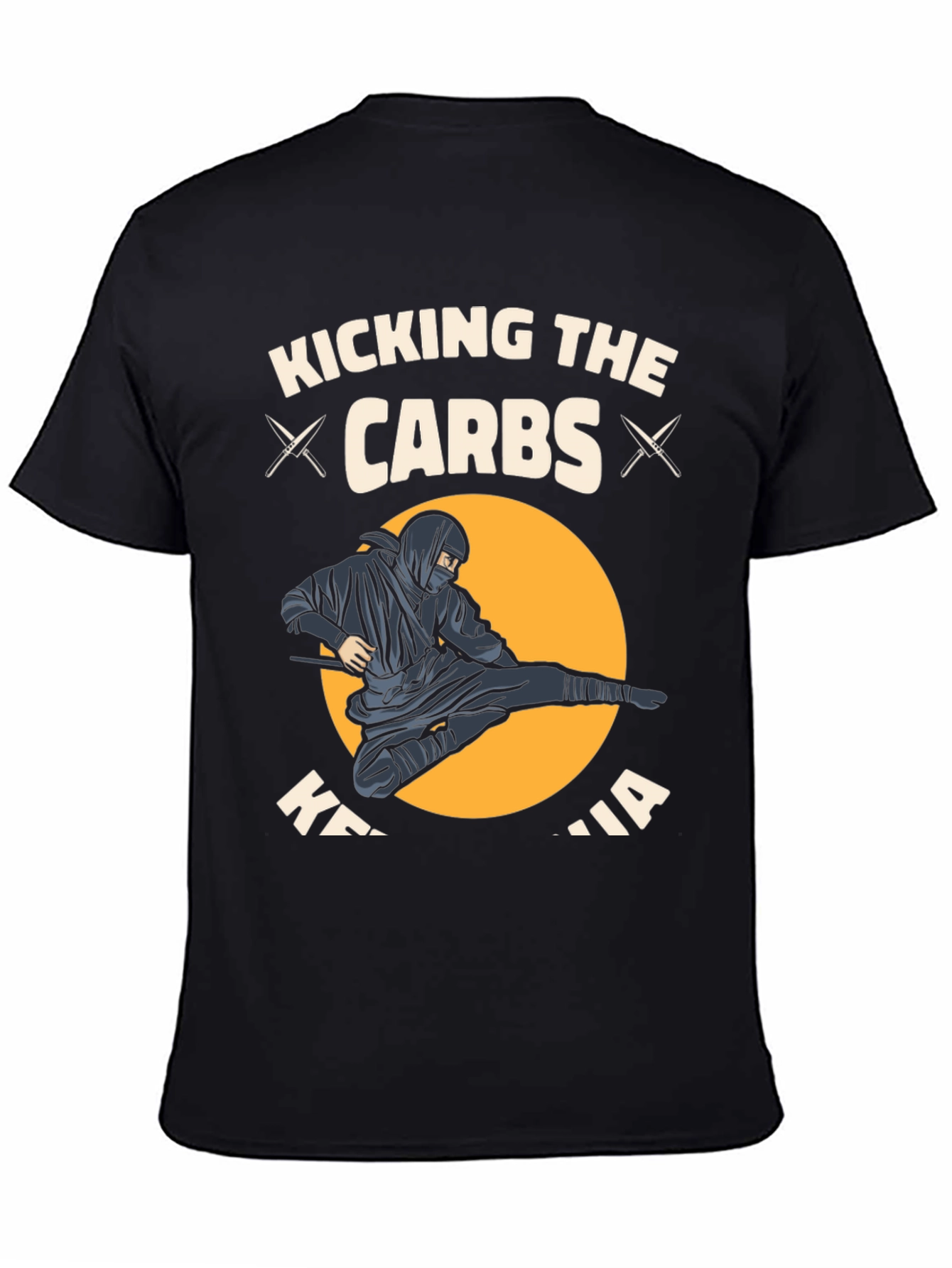 Kicking Carbs Ninja Graphic T-Shirt