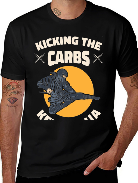 Kicking Carbs Ninja Graphic T-Shirt