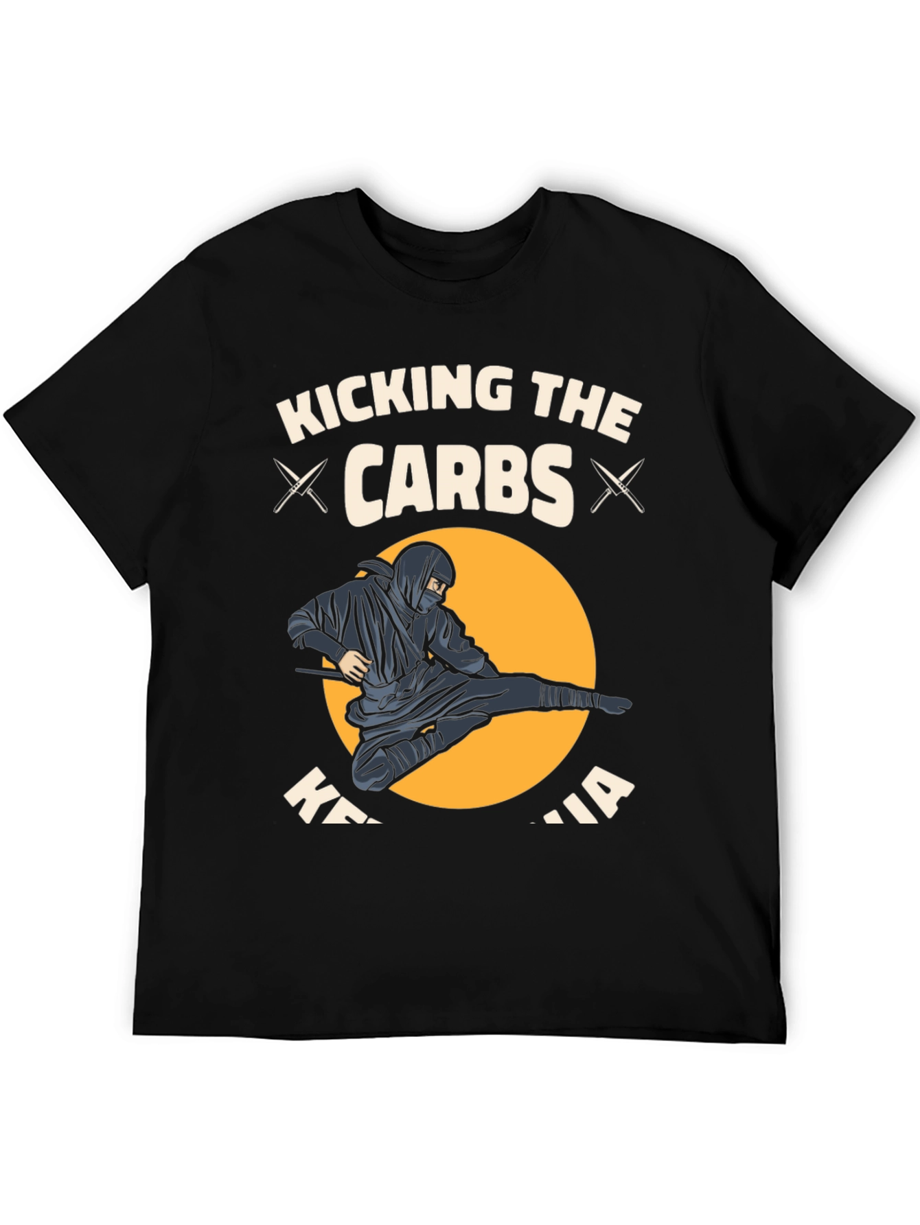 Kicking Carbs Ninja Graphic T-Shirt