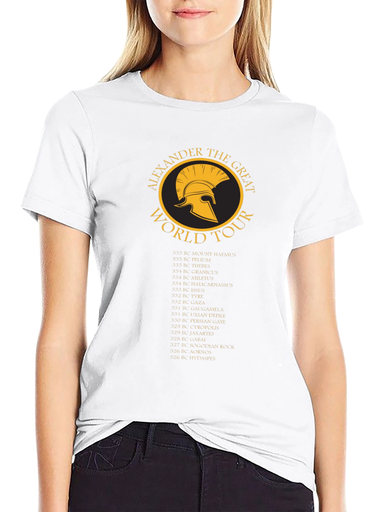 Alexander the Great World Tour T-Shirt - Black