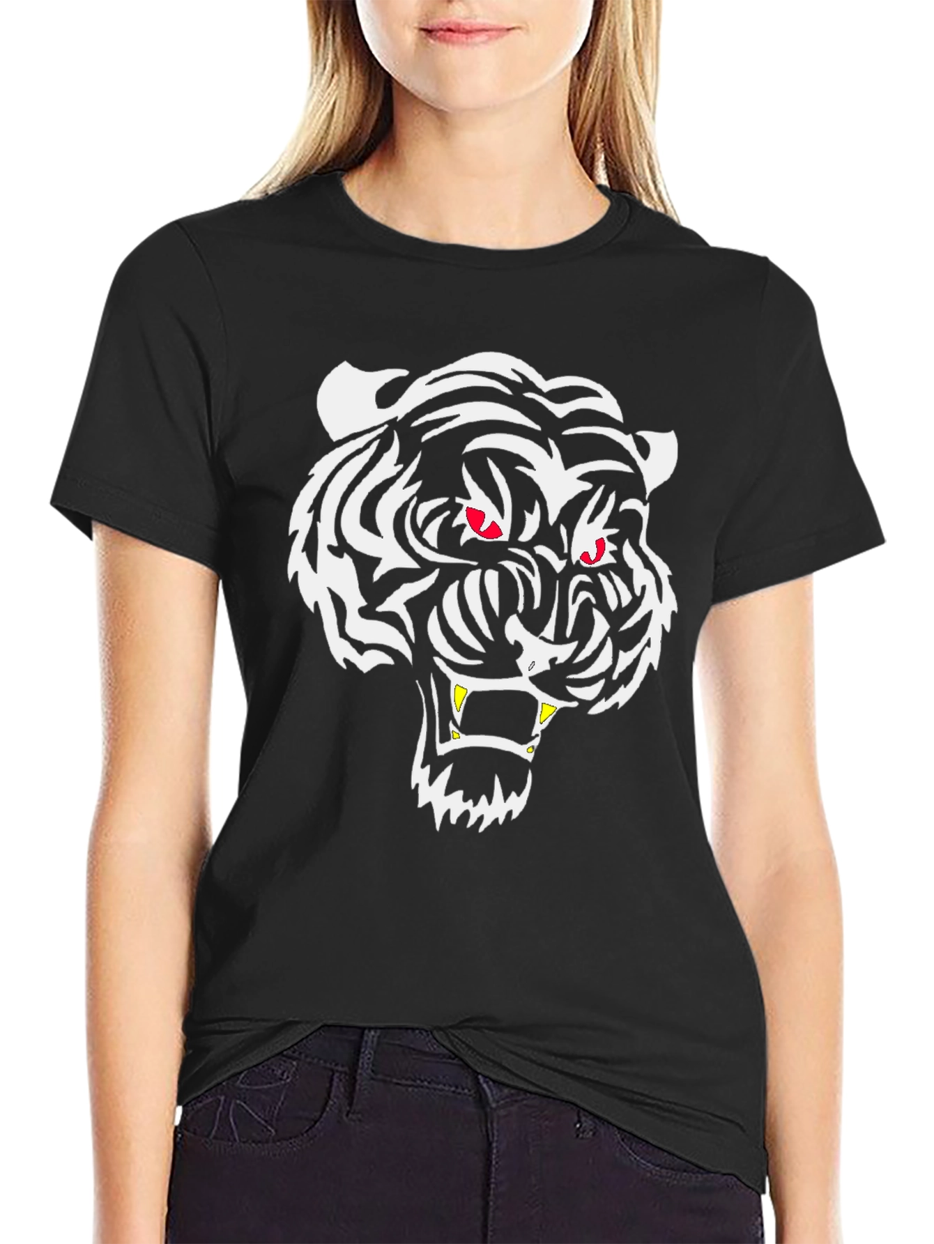 Black Tiger Graphic Tee - Fierce Style
