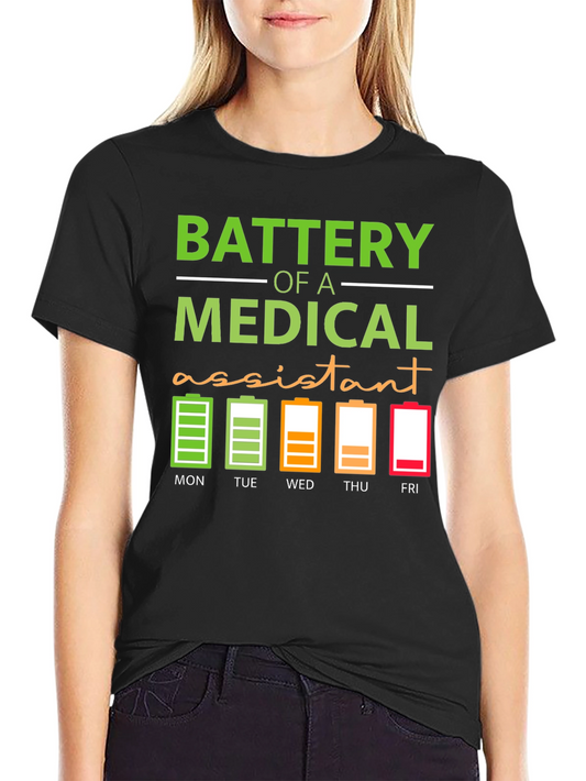 Medical Assistant Battery T-Shirt