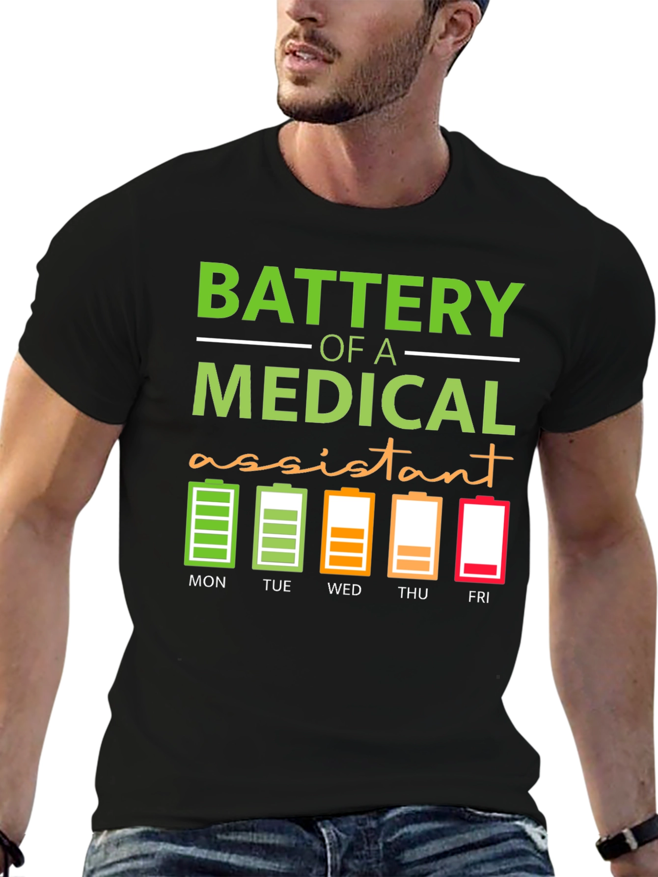 Medical Assistant Battery T-Shirt