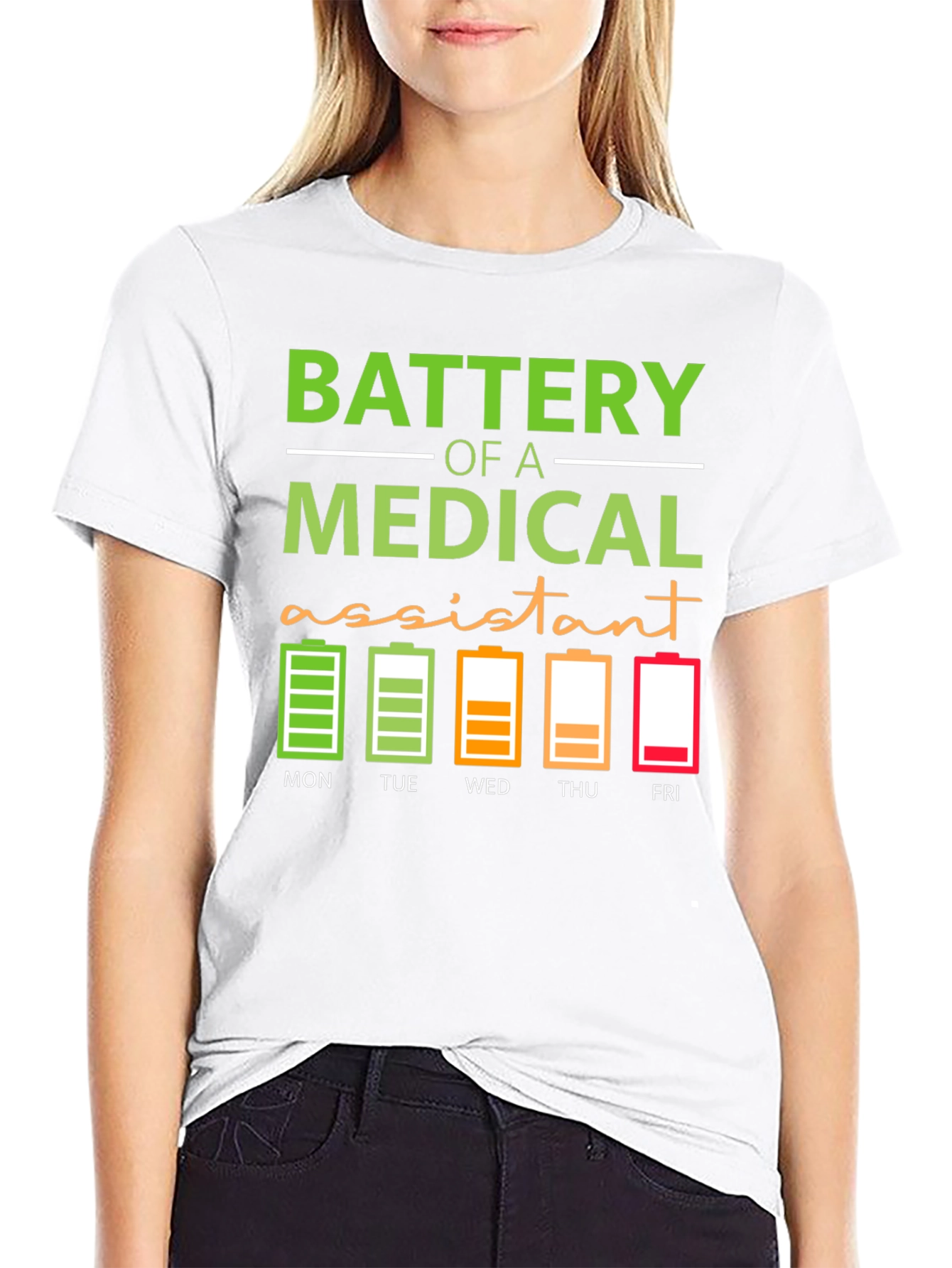 Medical Assistant Battery T-Shirt