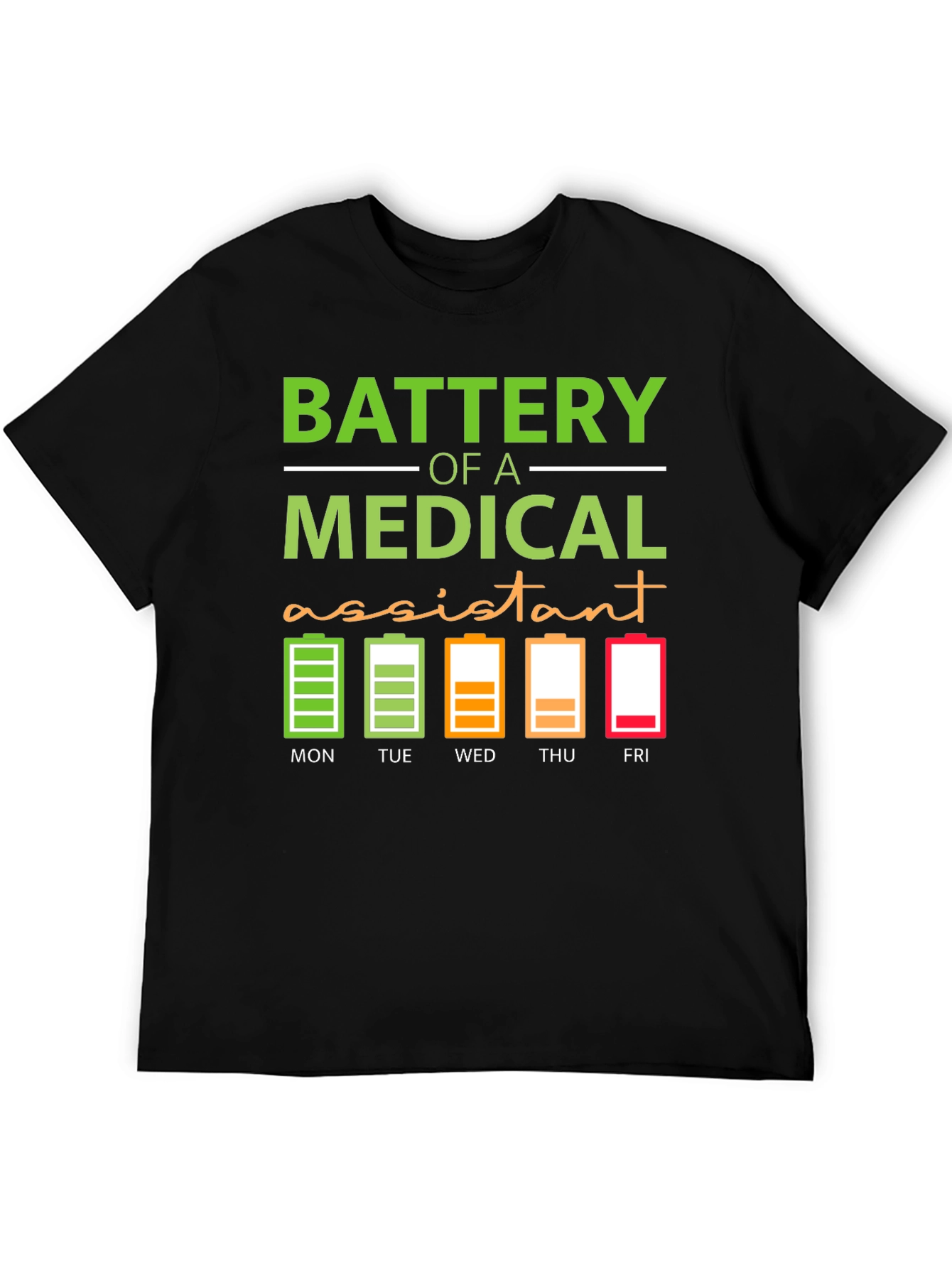 Medical Assistant Battery T-Shirt