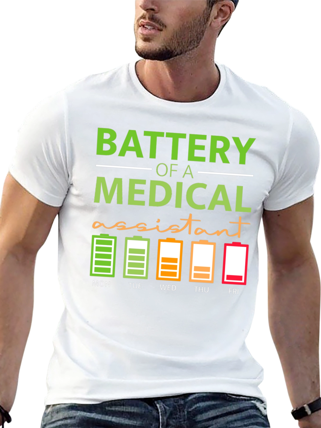Medical Assistant Battery T-Shirt