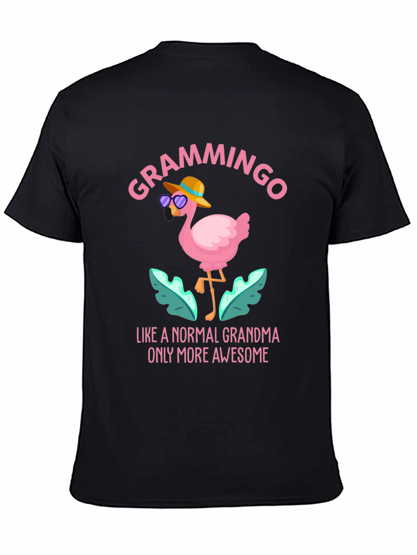 Grammingo T-Shirt - Awesome Grandma Flamingo Tee