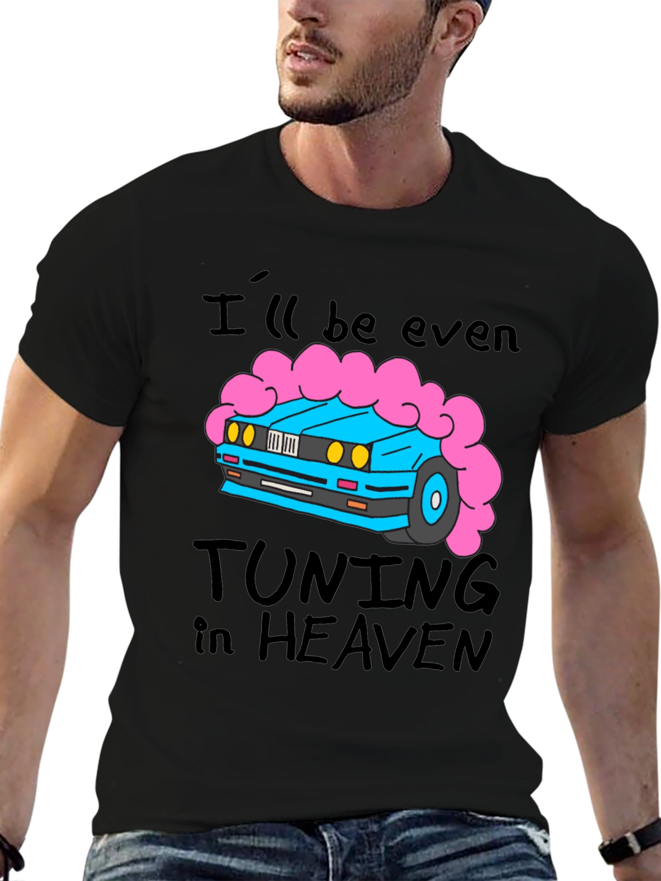 Tuning in Heaven Graphic Tee - Car Lovers Shirt