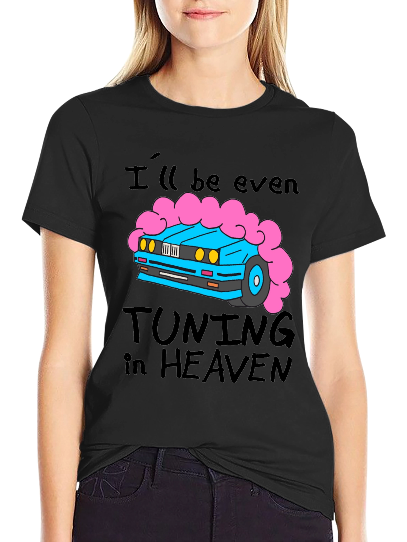 Tuning in Heaven Graphic Tee - Car Lovers Shirt