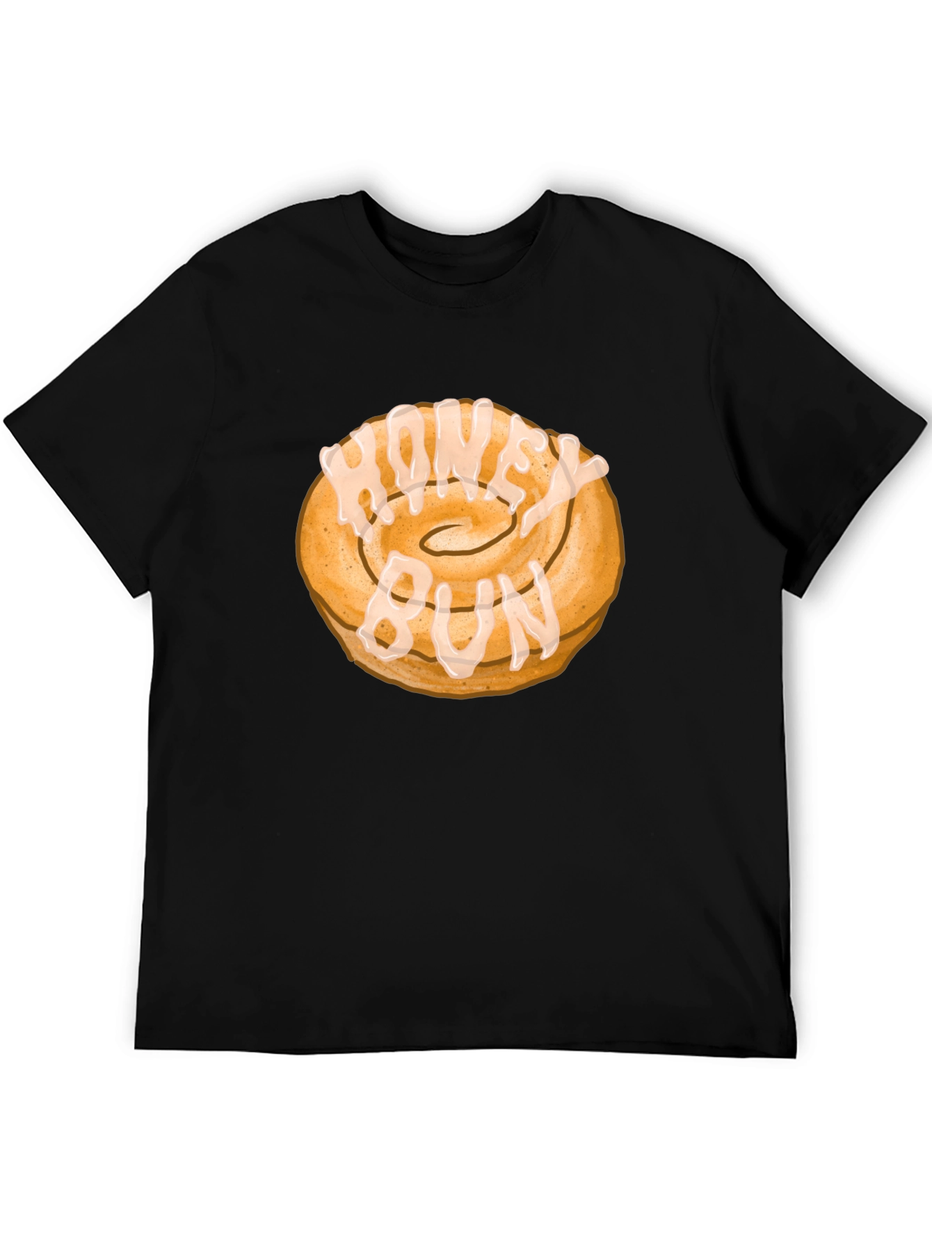 Honey Bun Graphic Tee - Sweet Treat Design