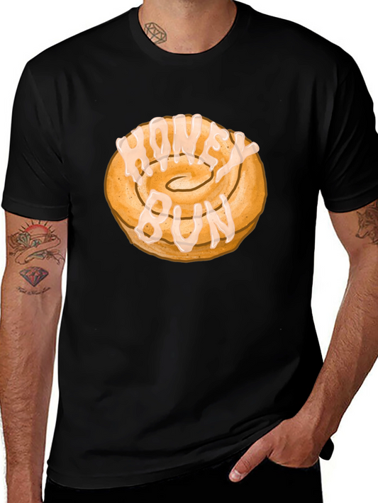 Honey Bun Graphic Tee - Sweet Treat Design