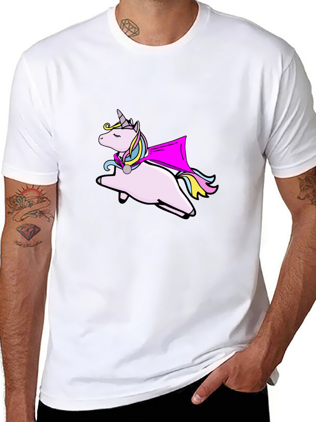 Unicorn Superhero Graphic Tee